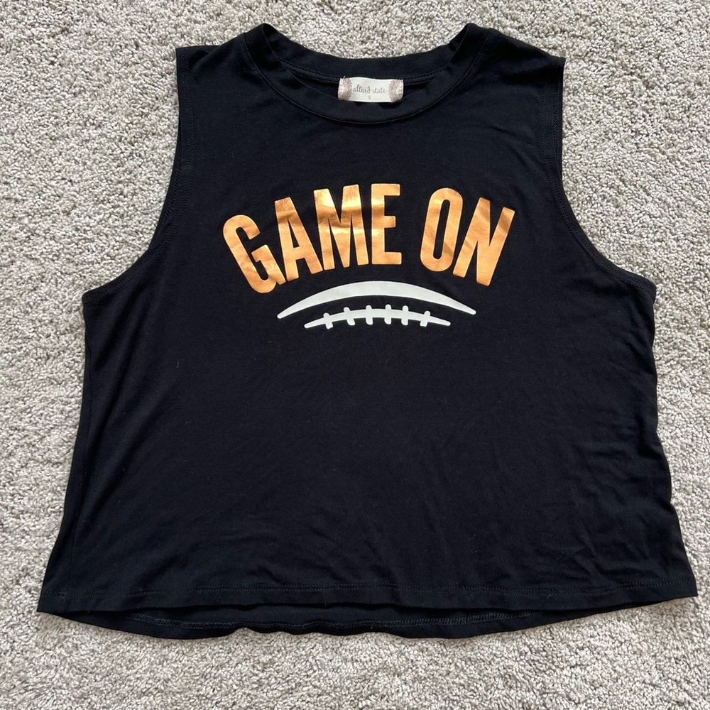 Game day/ Tailgate top! Size small, from altard state.